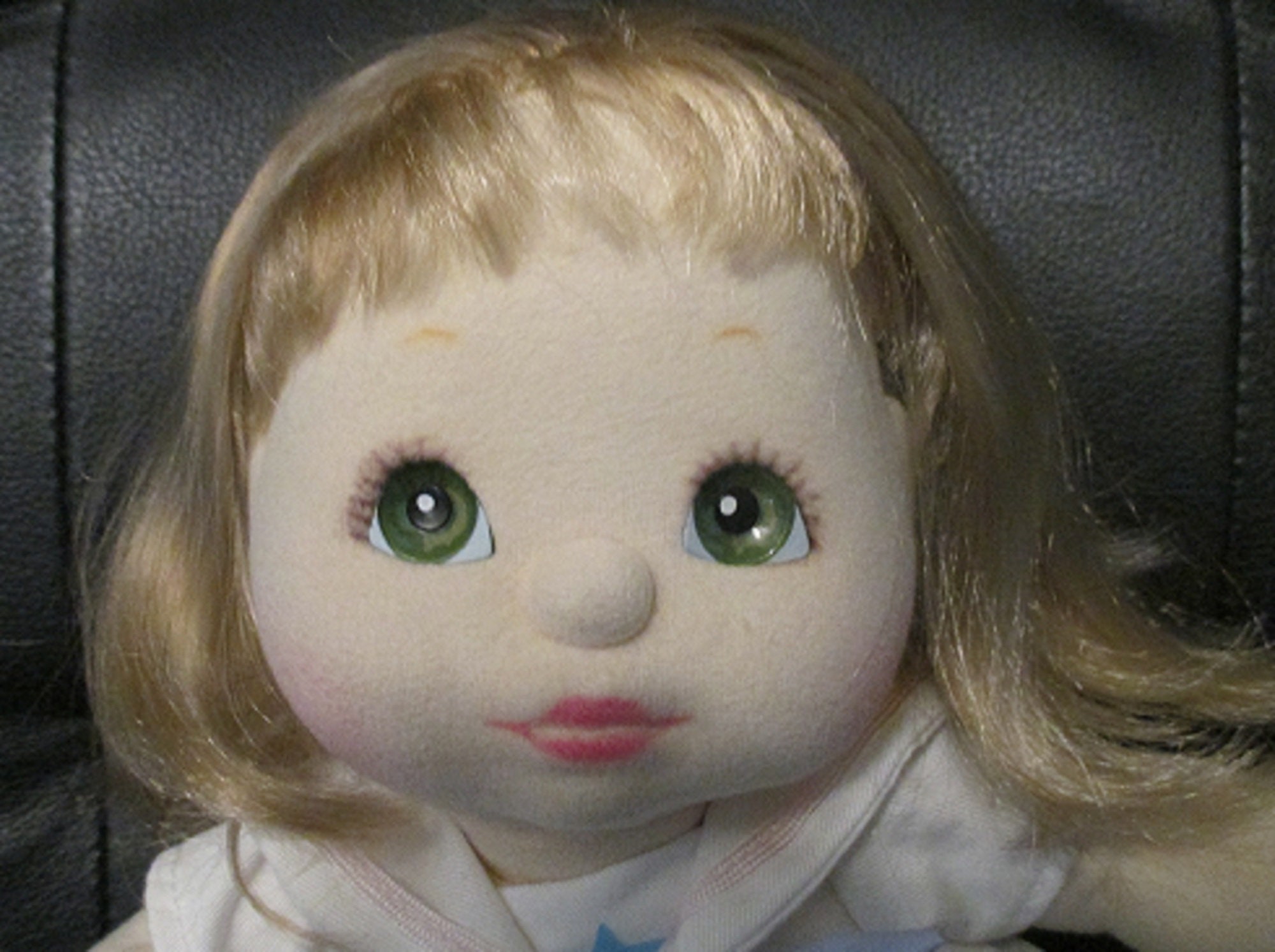 6pcs PLASTIC BABY GAGGLE 1-1/2 Vintage Miniature Dolls Blond Hair