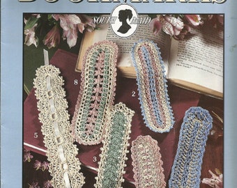 MILE-A-MINUTE BOOKMARKS Crochet Pattern Leaflet 2919 - Leisure Arts - 10 Lovely Bookmarks Designed by Sue Galucki - Rare