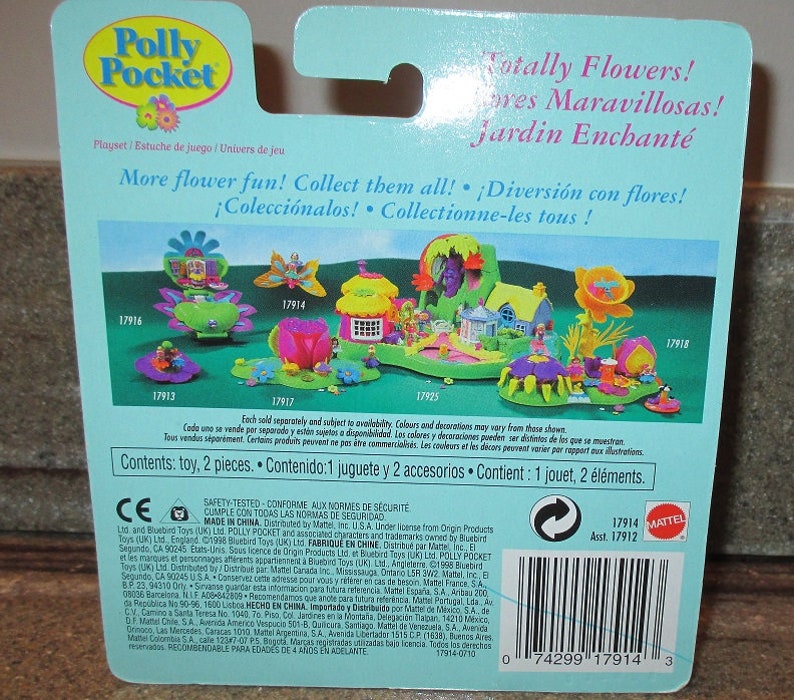 17914 1998 Bluebird Toys c - Playset Collectible Toy Vintage POLLY POCKET BUTTERFLYER Mariposa New in Pkg