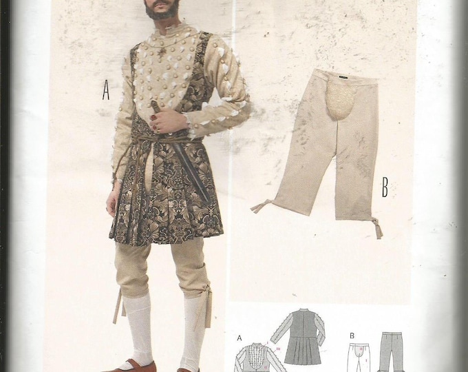 Undercoat Pattern Burda Style Men's COSTUME PATTERN 6888 - Size 36-50 - Historical ...