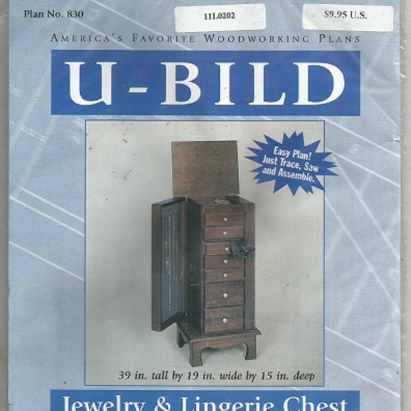 Wood Jewelry Plans Etsy