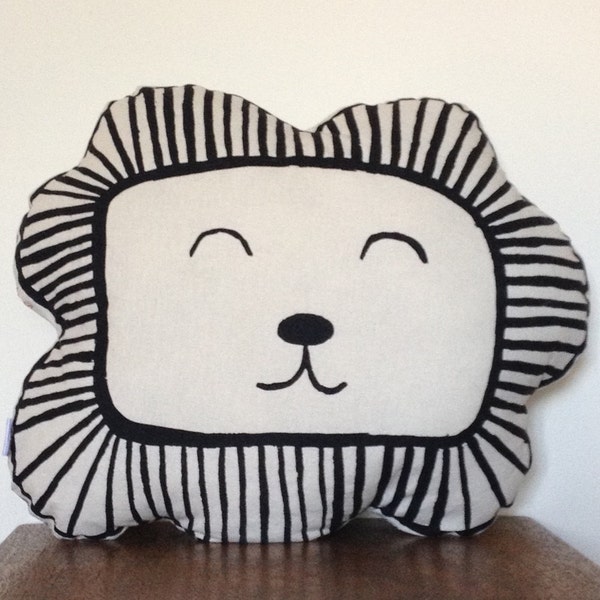 Sale Cushion - Sunshine Lion Cushion - Lion Cushion - Lion Face - Lion Pillow