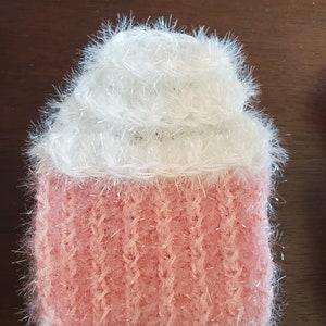CUPCAKE Scrubby, Knit Crochet Scrubbies, Kitchen Scrubbers, non-scratch scrubbie, Re-usable scrubby, eco-friendly scrubbie, bathroom scrubby