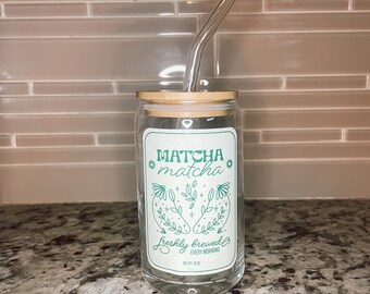 Morning Matcha Glass
