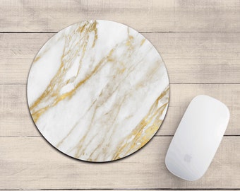 Gold Marble Mousepad