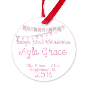 Baby&#39;s first Christmas ornament.Christmas ornament.Personalized christmas ornament.Baby&#39;s first Christmas.