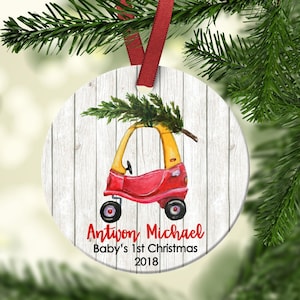 Baby's First Christmas Ornament. Christmas Ornament.Boy's Christmas Ornament.Personalized christmas ornament