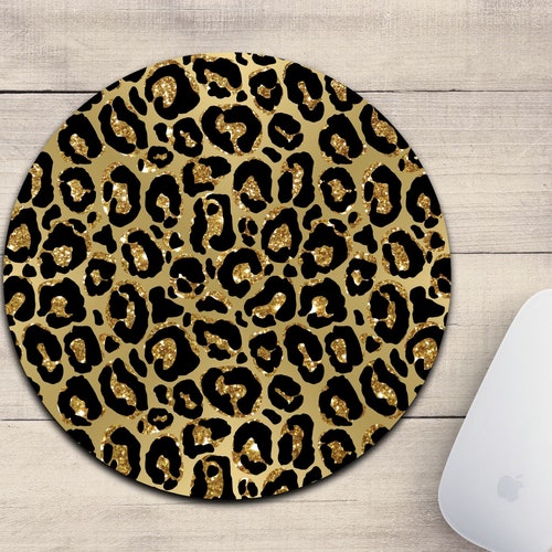 Cheetah Print Mousepad.animal Print Office Decor.leopard Etsy