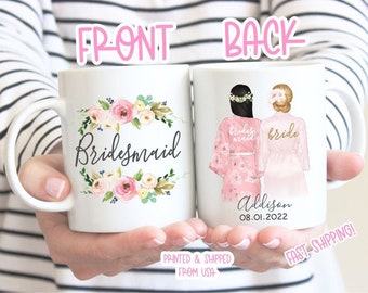 Personalized Bridesmaid Gift Mug, Bridesmaid Proposal Gift, Maid Of Honor Proposal
