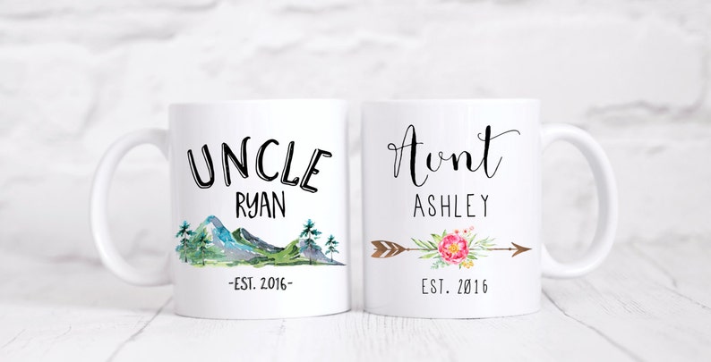 Personalized Aunt/Uncle Gift image 1
