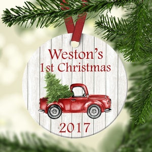 Baby&#39;s first Christmas ornament.Christmas ornament.Personalized christmas ornament.Baby&#39;s first Christmas.