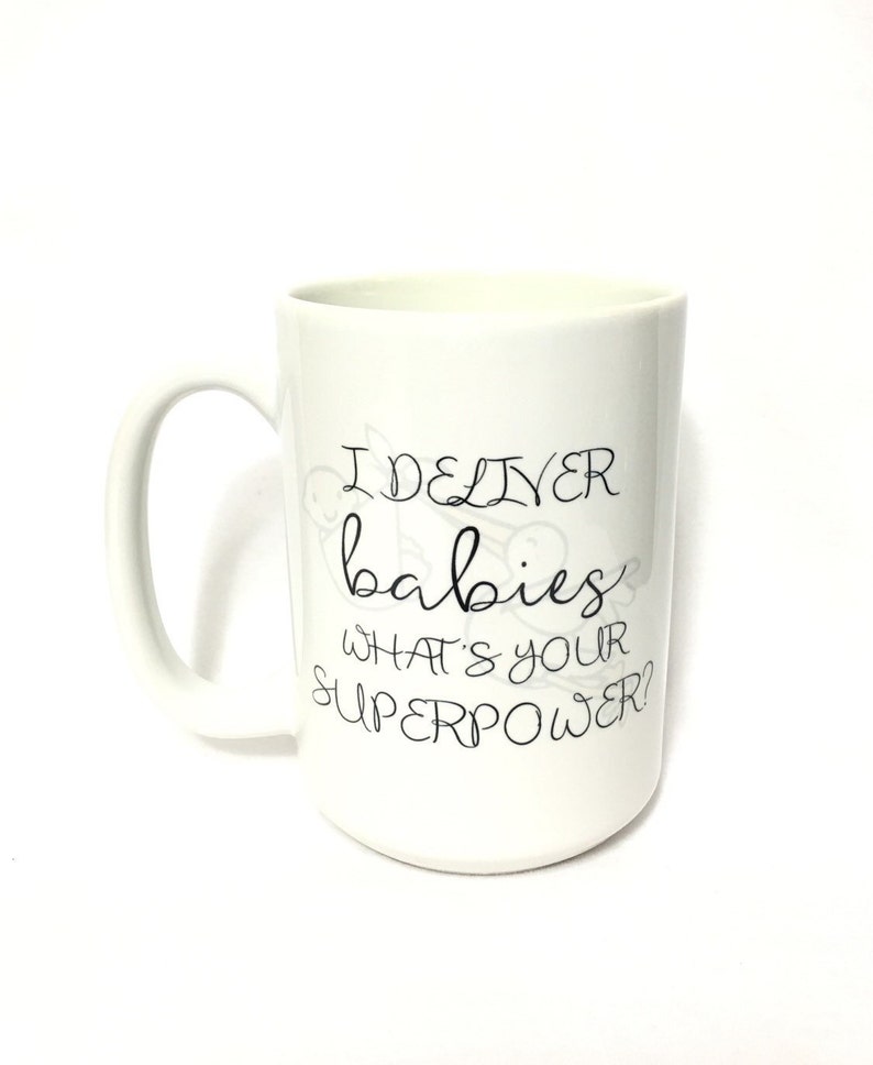 I Deliver Babies What's Your Superpower/ OB/GYN Gift/ Etsy