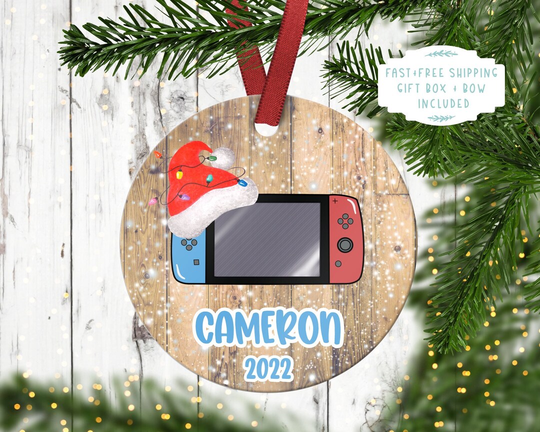 Children's Gaming Christmas Ornament. Video Game Christmas Ornament Etsy