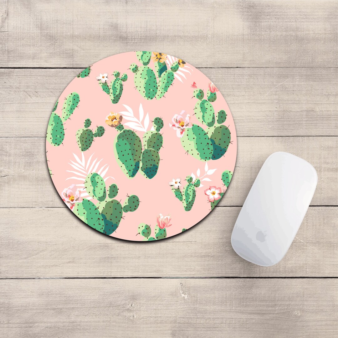 Cactus Mouse Pad/cactus/mousepad/desk Accessory/cute Mousepad/succulent