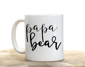 Papa Bear/papa mug/papa bear mug/Father's Day mug/Father's Day gift/New dad