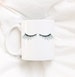 Eyelashes mug/watercolor/makeup/younique lashes/cute coffee mug/DISHWASHER safe 