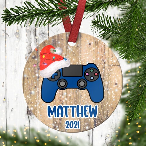 Children's Gaming Christmas Ornament. Video Game Christmas Etsy