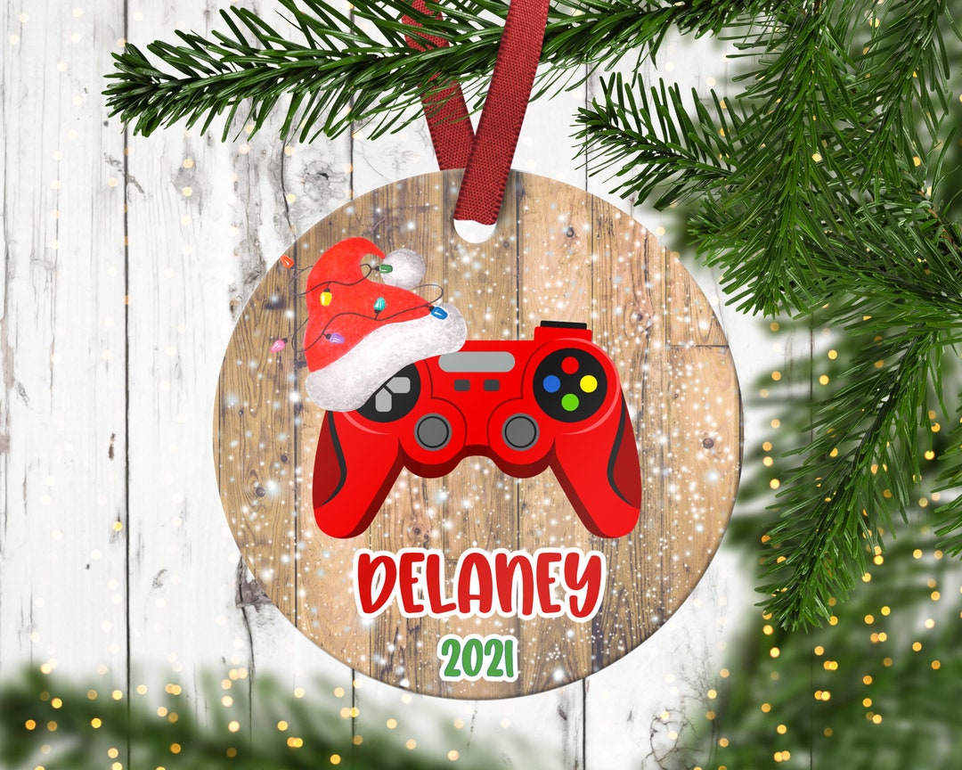 Children's Gaming Christmas Ornament. Video Game Christmas Ornament Etsy