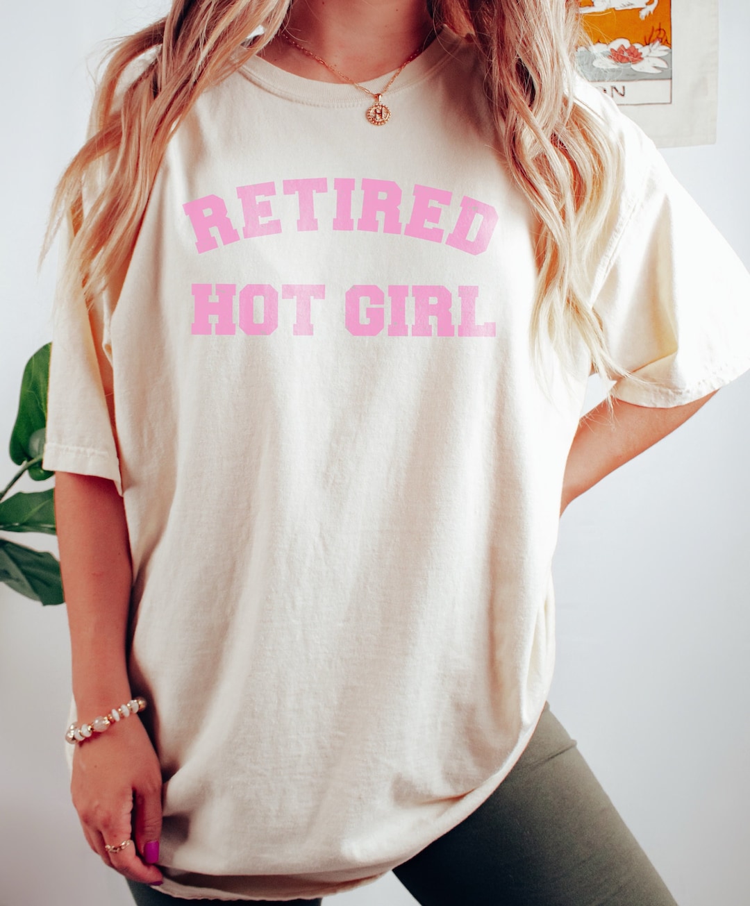 Retired Hot Girl Graphic Tshirt