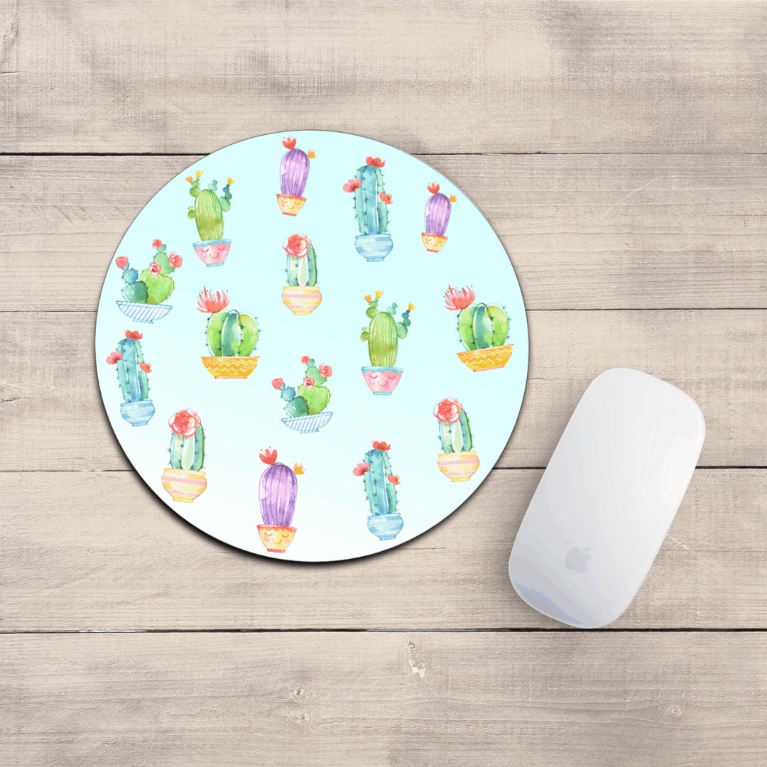 Cactus Mouse Pad/cactus/mousepad/desk Accessory/cute Mousepad/succulent