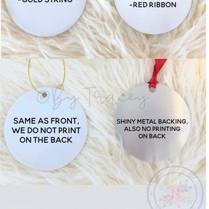 Personalized Baby's First Christmas Ornament Fox image 3