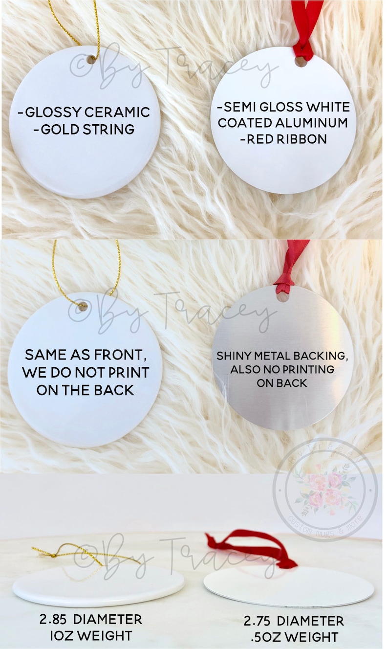 Personalized Baby's First Christmas Ornament Fox image 3