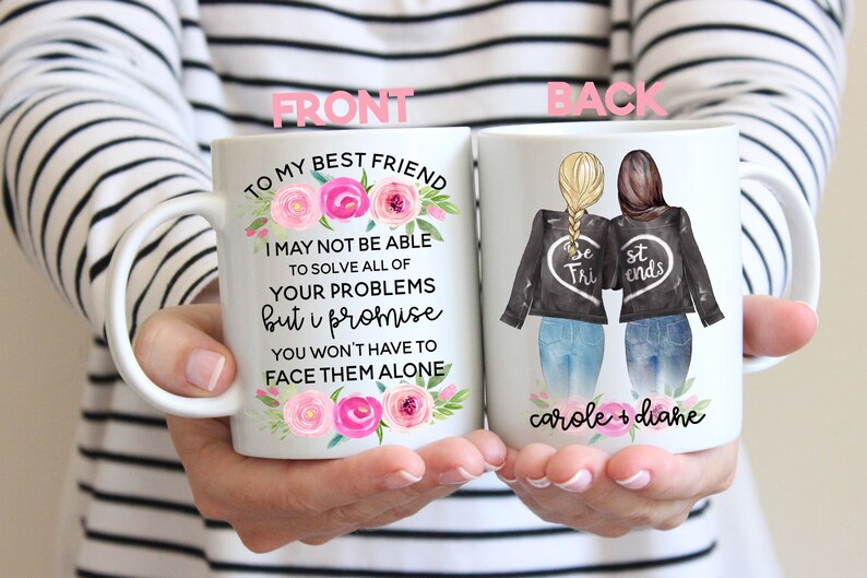 Personalized Best Friend Gift, Bestie Coffee Mug, To My Best Friend Mug image 6
