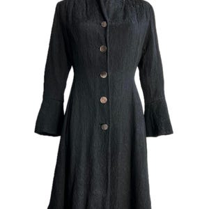 1930’s Black Textured Coat