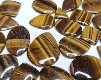 Tigers Eye Mixed Size Cabochons