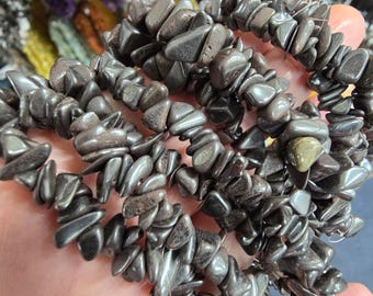 Hematite Crystal Bracelets / Chip Beads Beaded Stretchy