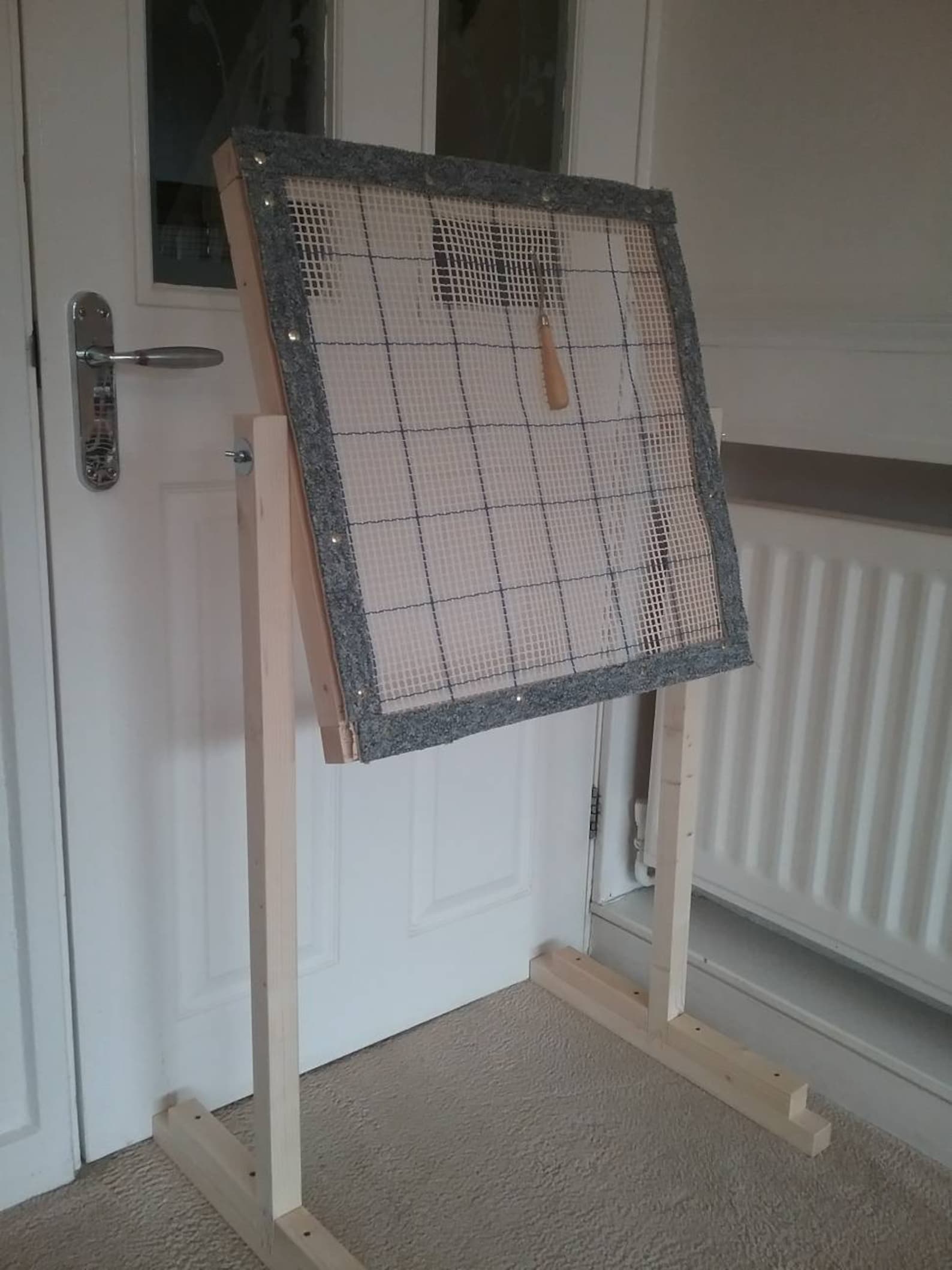 Rug Hooking Frame/ Punch Needle Frame and Stand KIT Etsy