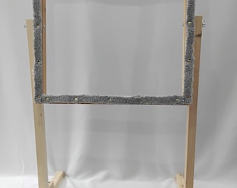 rug hooking frame 60 x 60cms and optional stand