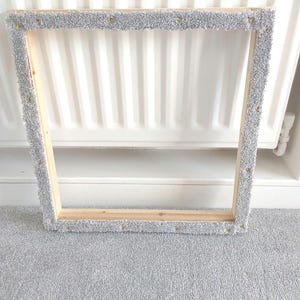 Cadre à crocheter pour tapis 50 x 50 cm et support en option