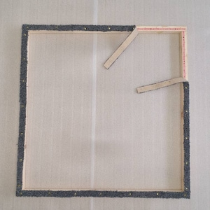 Rug hooking frame/ Punch needle frame 98 x 98 cms