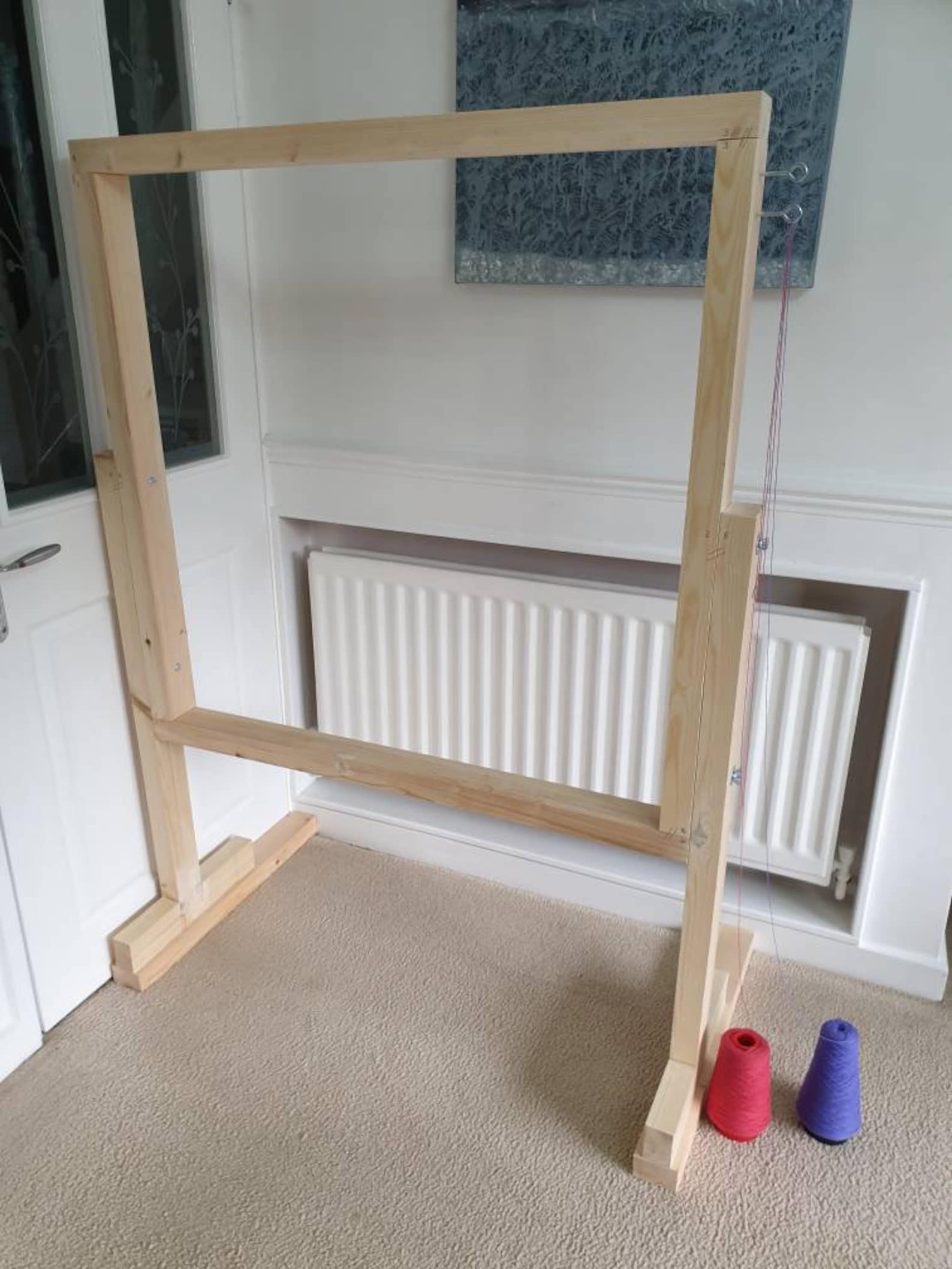 Rug Tufting Frame 98cms X 98cms and Stand Suitable for Tufting Guns Etsy