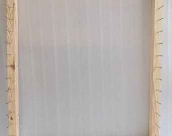 Frame voor het maken van pompondekens, 31 x 25,5 cm, grote pompons