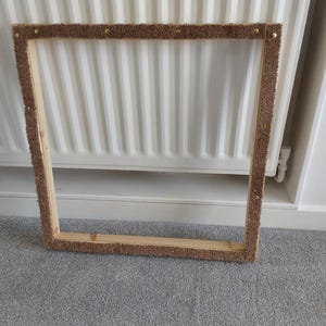 Cadre à crocheter pour tapis 60 x 60 cm et support en option