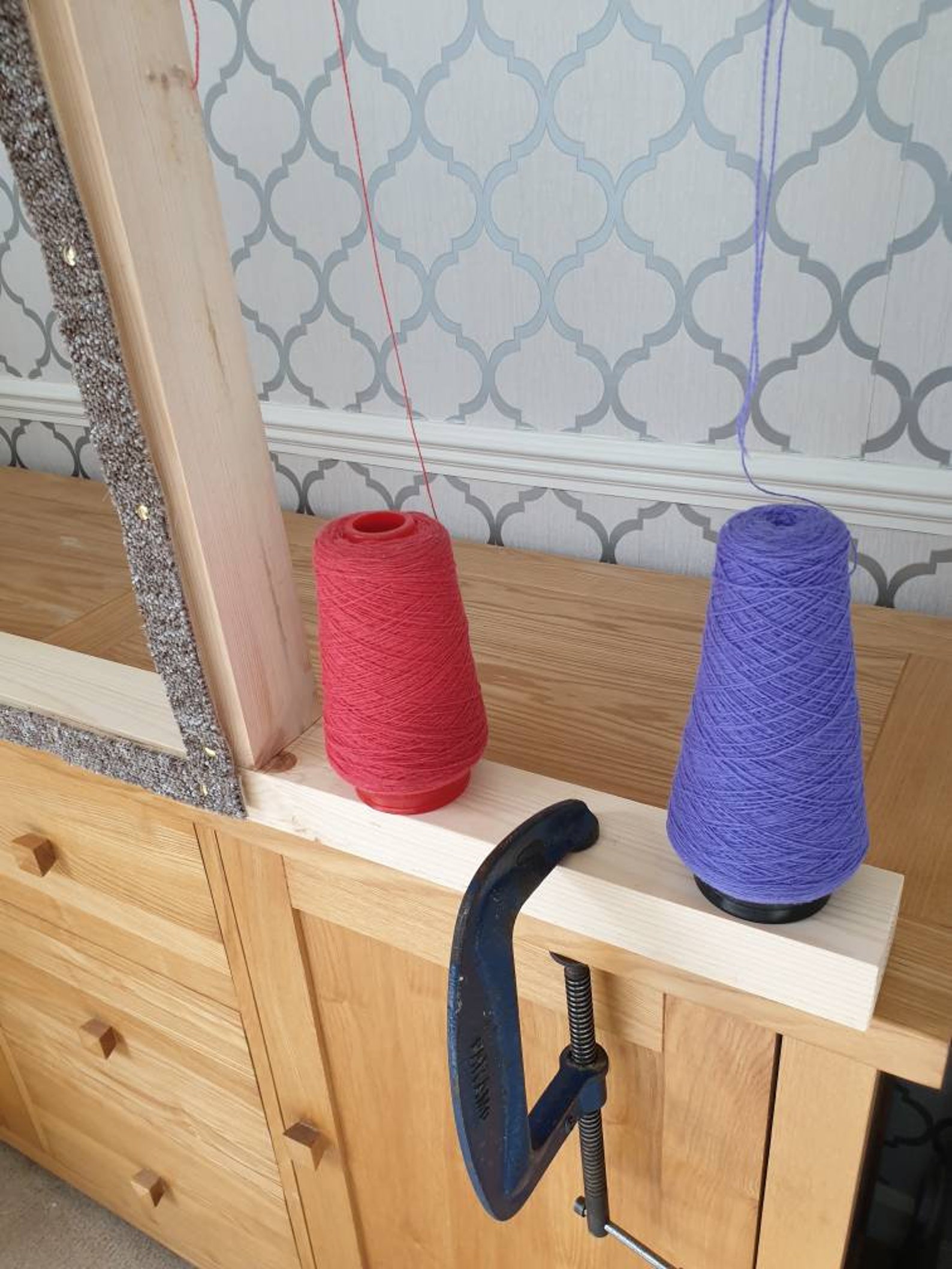 Tufting gun rug frame 1 metre x 1 metre suitable for use with Etsy