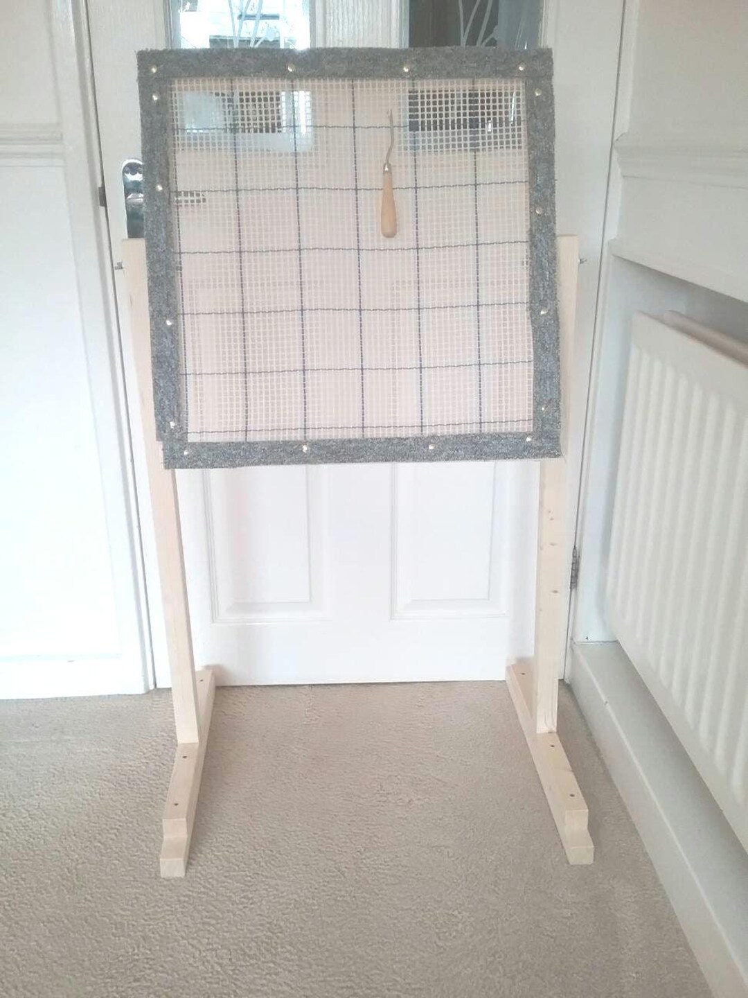 Rug Hooking Frame/ Punch Needle Frame 50 X 50cms and Stand KIT - Etsy