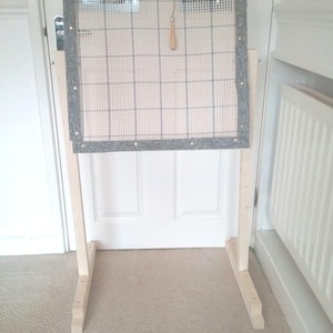 Rug hooking frame/ Punch needle frame 50 x 50cms and stand KIT