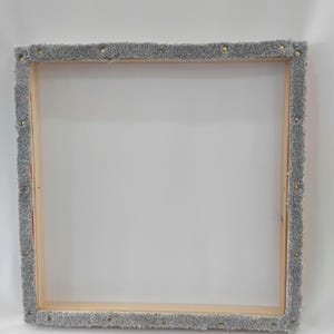 Rug hooking frame/ Punch needle frame 50 x 50cms and stand