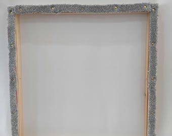 Rug hooking frame/ Punch needle frame 50 x 50cms and stand
