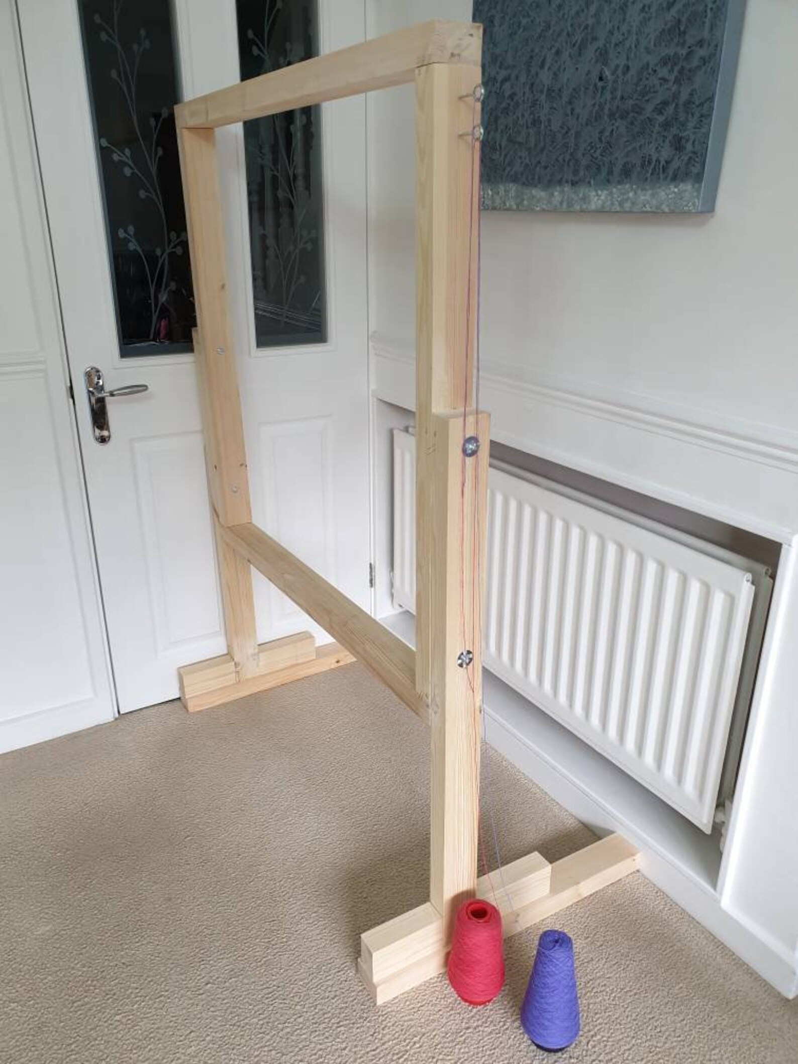 Rug Tufting Frame 98cms X 98cms and Stand Suitable for Tufting Guns