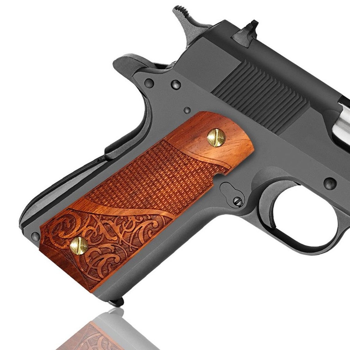 1911 Pistol Grips Full Size and Commander Solid Exotic Etsy