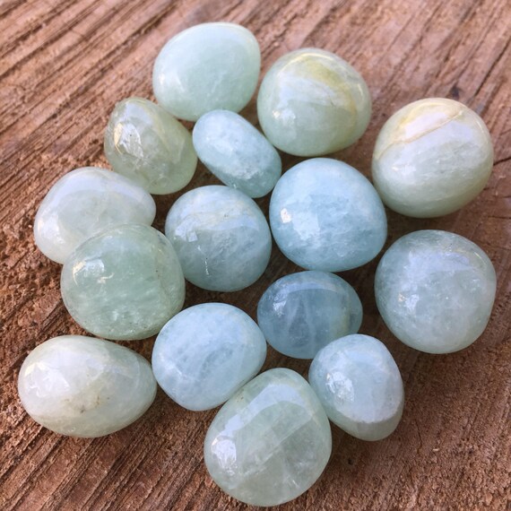 aquamarine polished stone