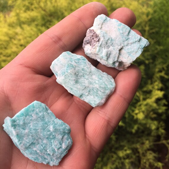 Raw Amazonite Rough Amazonite Amazonite Gemstone Etsy Raw Amazonite Rough Amazonite Amazonite Gemstone Etsy