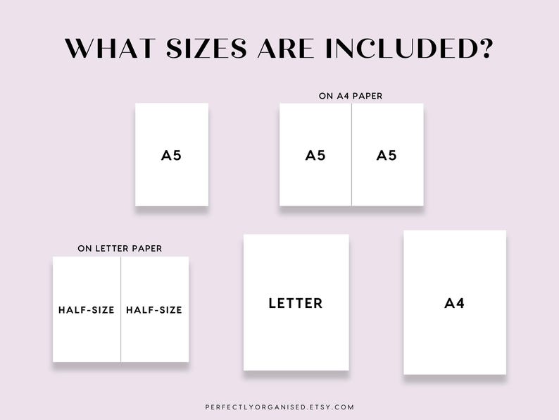 Online Shopping Tracker Printable: Budgeting Pages (A5 A4 Letter PDF ...
