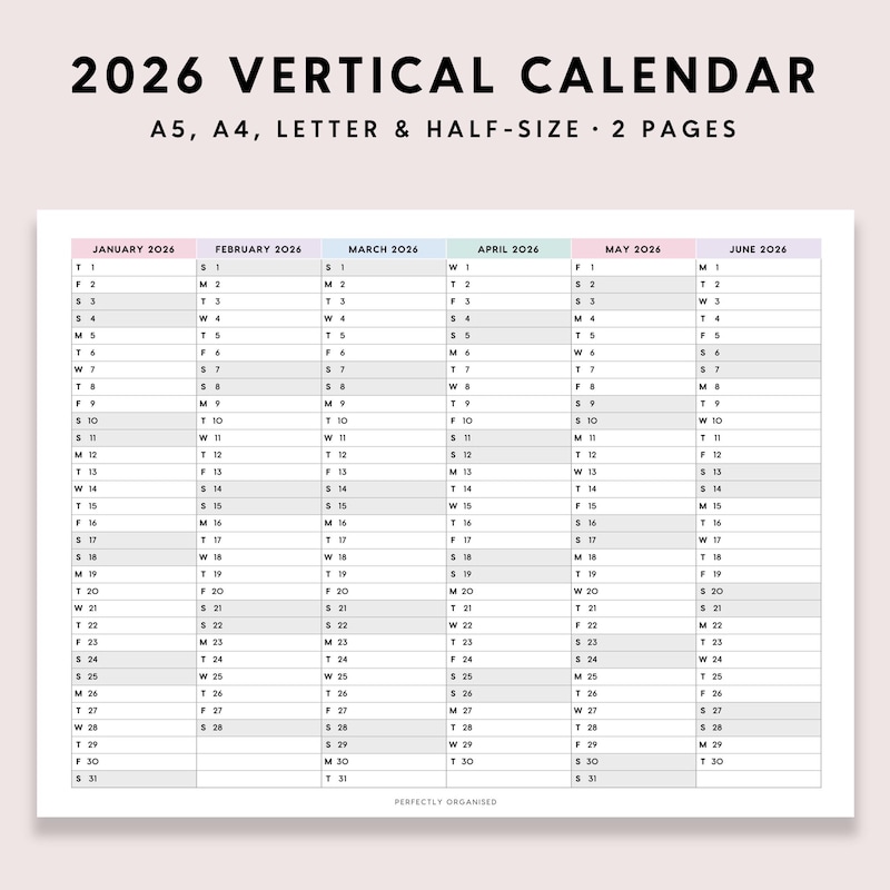 2026 Yearly Foldout - Etsy