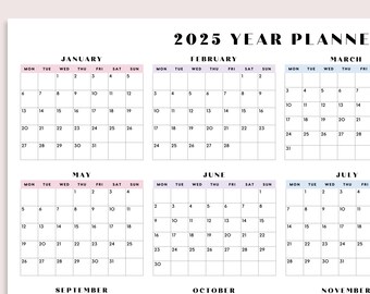 Calendario Da Parete 2025 XXL - Planner Annuale Con Adesivi, Formato Poster - Foto 4