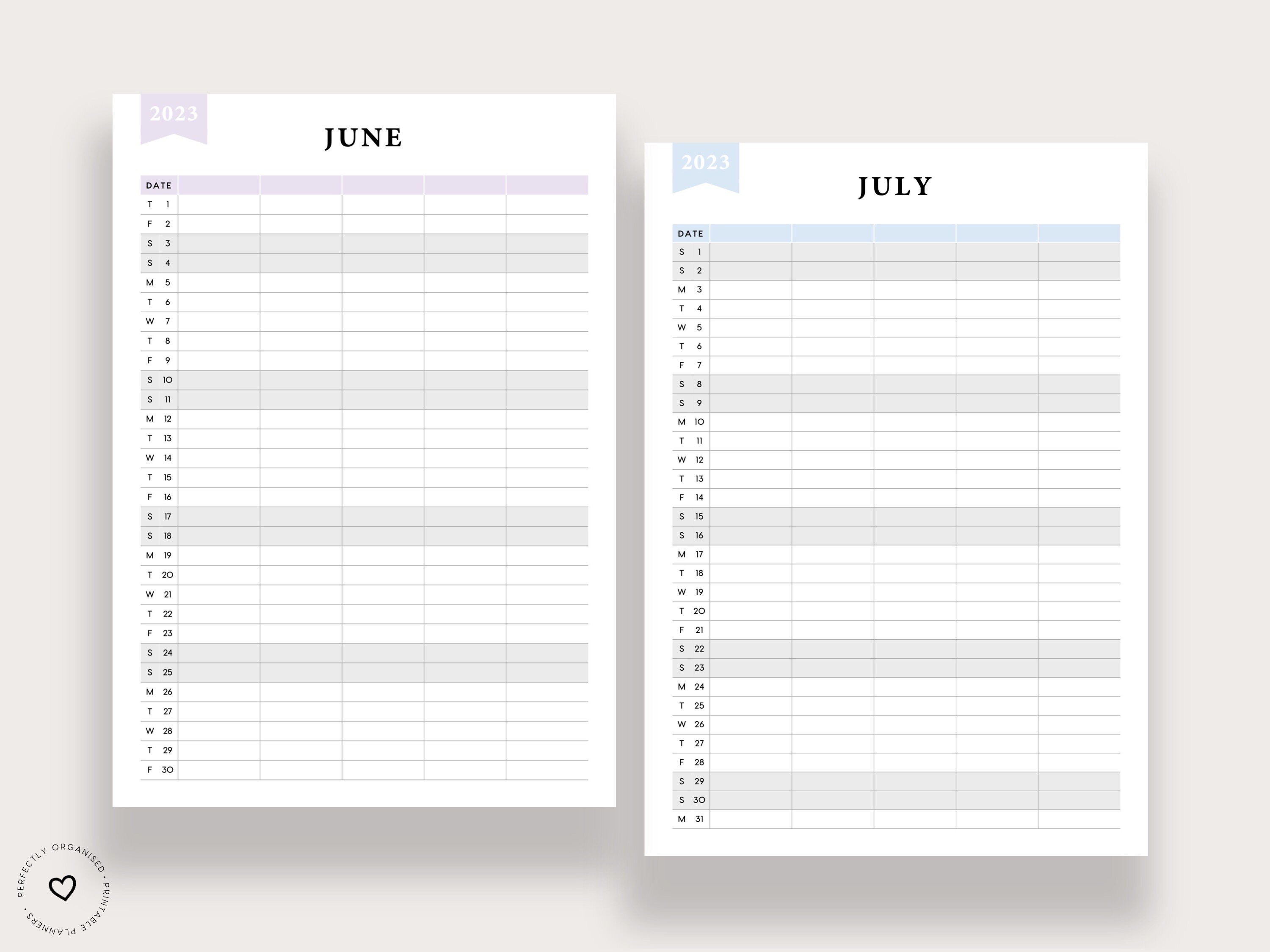 PRINTABLE 2023 Family Calendar 2023 Family Planner 2023 Etsy UK